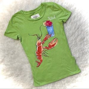 Abercrombie & Fitch Summer Lobster Tee  Small